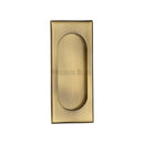 Heritage Brass Flush Pull C1850