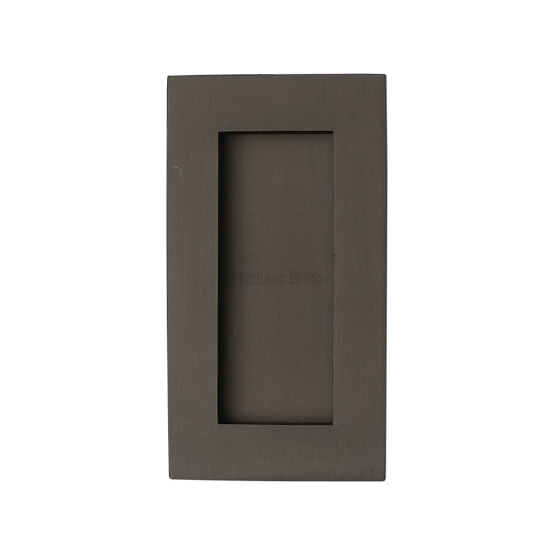 Heritage Brass Rectangular Flush Pull - C1855