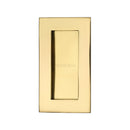 Heritage Brass Rectangular Flush Pull - C1855