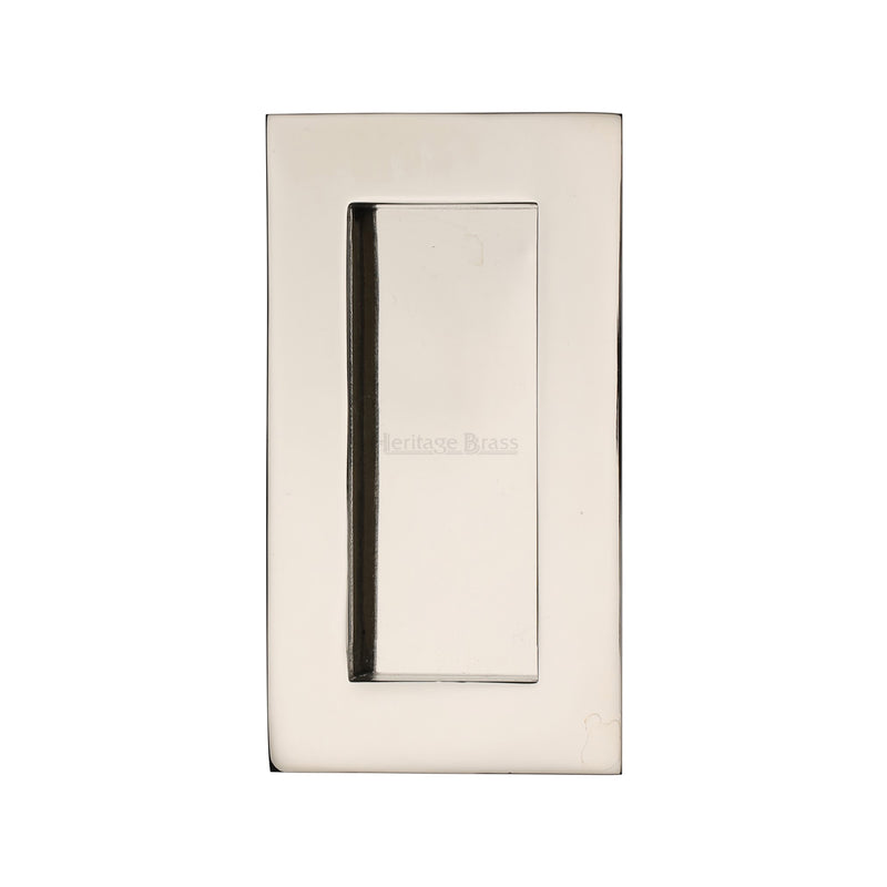 Heritage Brass Rectangular Flush Pull - C1855