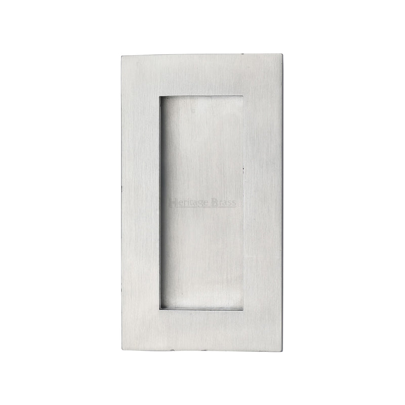 Heritage Brass Rectangular Flush Pull - C1855