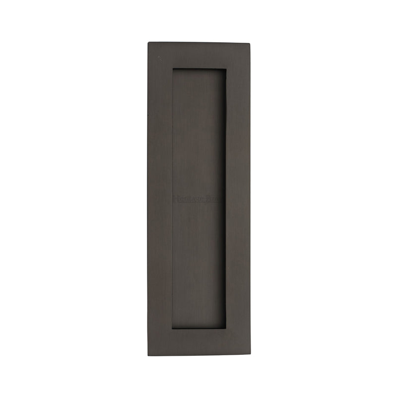 Heritage Brass Rectangular Flush Pull - C1855