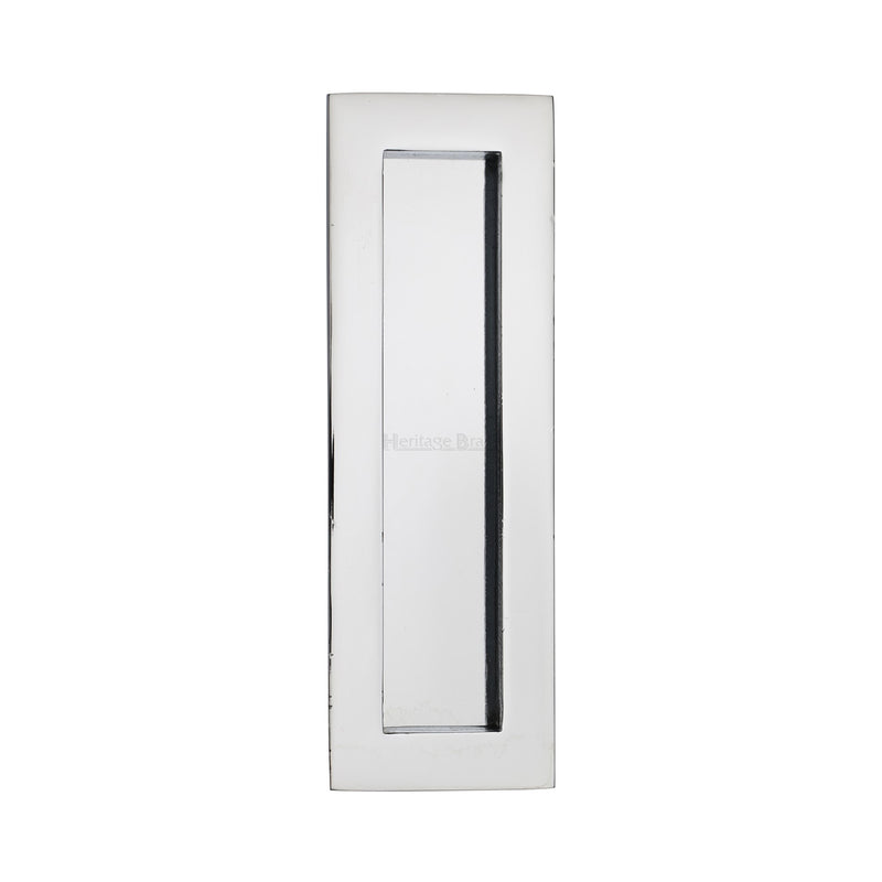 Heritage Brass Rectangular Flush Pull - C1855