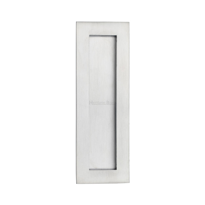 Heritage Brass Rectangular Flush Pull - C1855