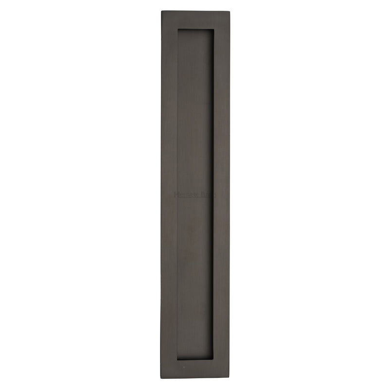Heritage Brass Rectangular Flush Pull - C1855