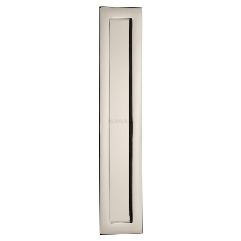 Heritage Brass Rectangular Flush Pull - C1855