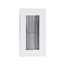 Heritage Brass Reeded Rectangular Flush Pull