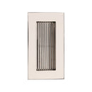 Heritage Brass Reeded Rectangular Flush Pull
