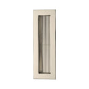 Heritage Brass Reeded Rectangular Flush Pull