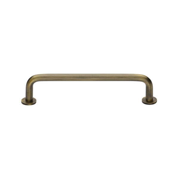 Heritage Brass Wire Cabinet Pull Handle with Rose