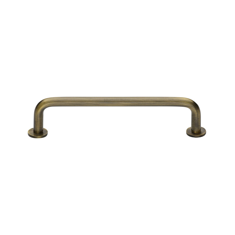 Heritage Brass Wire Cabinet Pull Handle with Rose