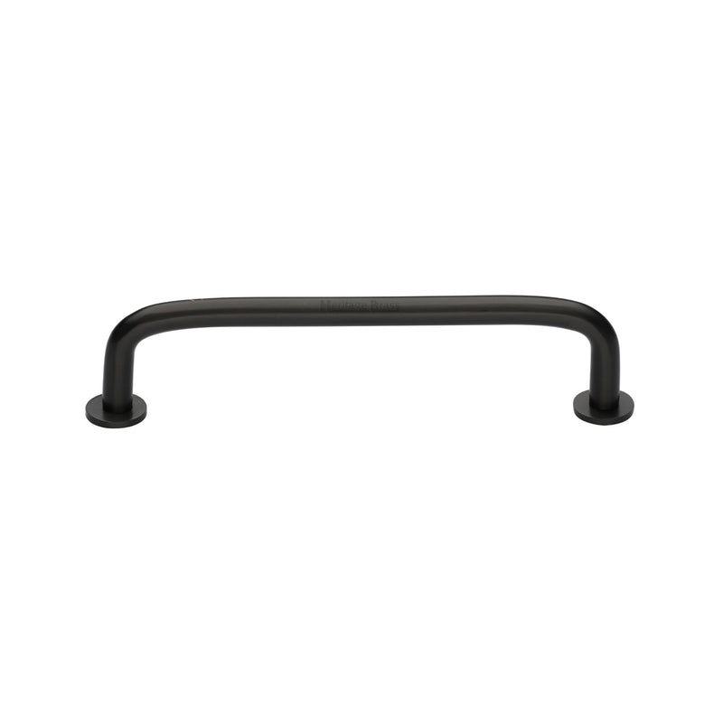 Heritage Brass Wire Cabinet Pull Handle with Rose