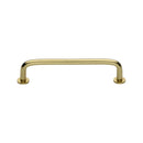 Heritage Brass Wire Cabinet Pull Handle with Rose