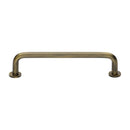 Heritage Brass Wire Cabinet Pull Handle with Rose