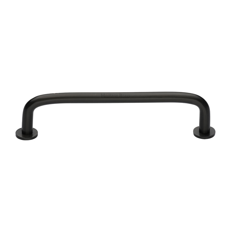 Heritage Brass Wire Cabinet Pull Handle with Rose