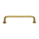 Heritage Brass Wire Cabinet Pull Handle with Rose