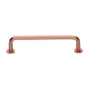 Heritage Brass Wire Cabinet Pull Handle with Rose