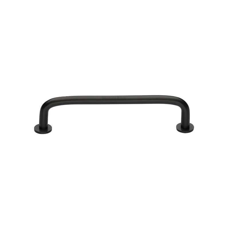 Heritage Brass Wire Cabinet Pull Handle with Rose