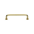 Heritage Brass Wire Cabinet Pull Handle with Rose