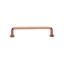 Heritage Brass Wire Cabinet Pull Handle with Rose