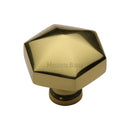 Heritage Brass Classic Hexagon Cabinet Knob