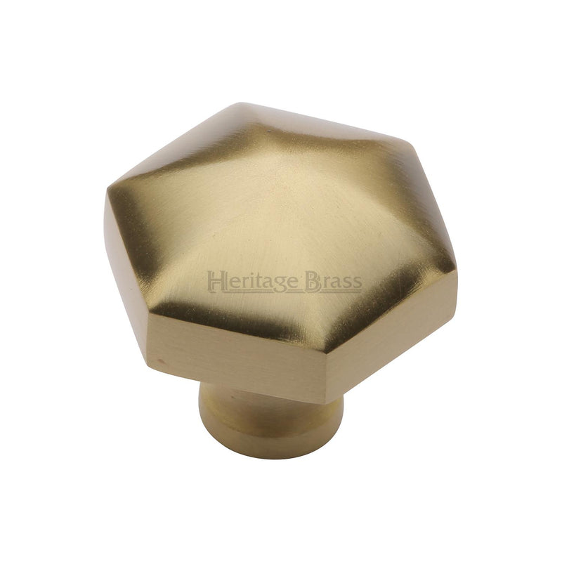 Heritage Brass Classic Hexagon Cabinet Knob