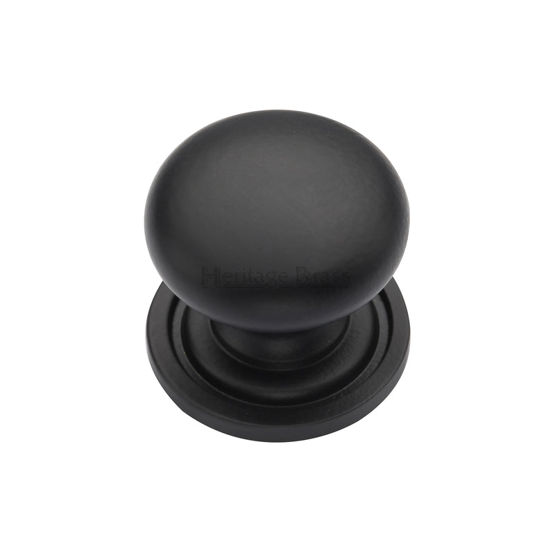 Heritage Brass Victorian Round Cabinet Knob with Base