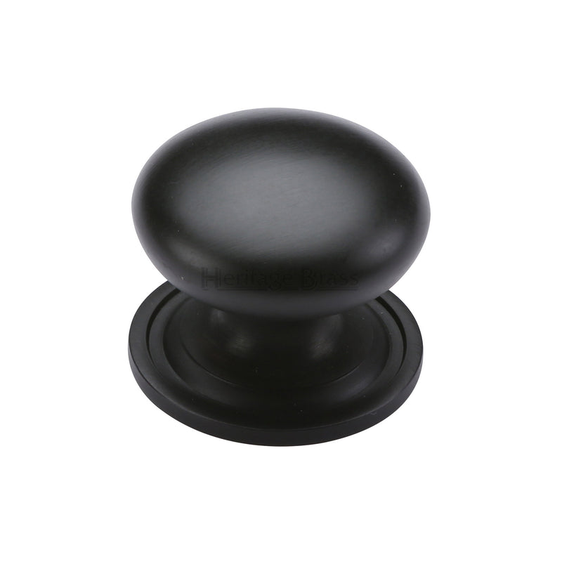 Heritage Brass Victorian Round Cabinet Knob with Base