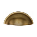 Heritage Brass Half Moon Cabinet Drawer Pull