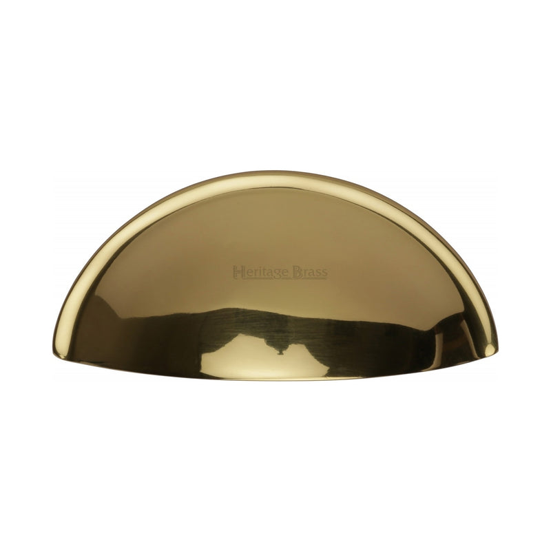 Heritage Brass Half Moon Cabinet Drawer Pull