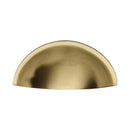 Heritage Brass Half Moon Cabinet Drawer Pull
