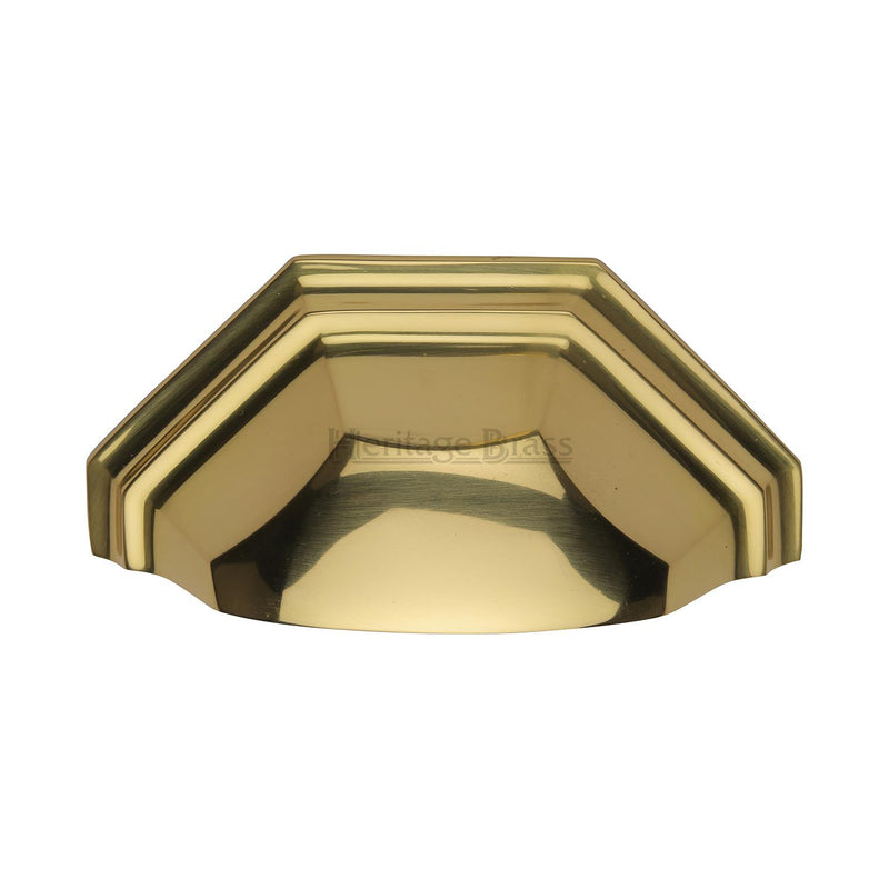Heritage Brass Deco Cabinet Drawer Pull