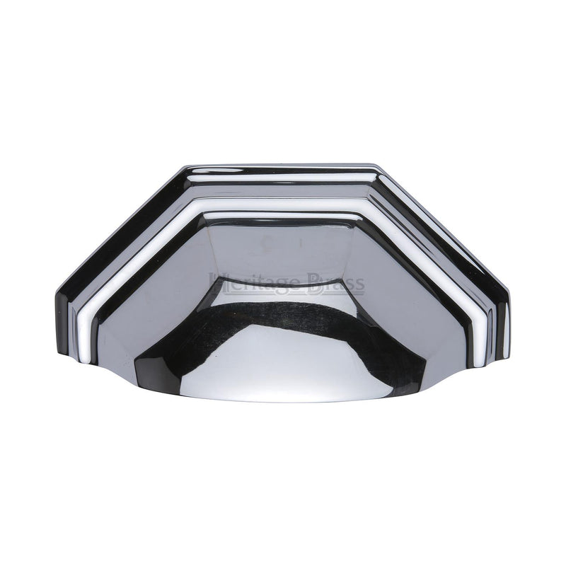Heritage Brass Deco Cabinet Drawer Pull
