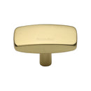 Heritage Brass Rectangular Cabinet Knob