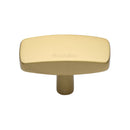 Heritage Brass Rectangular Cabinet Knob