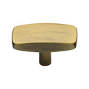 Heritage Brass Rectangular Cabinet Knob