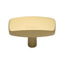 Heritage Brass Rectangular Cabinet Knob