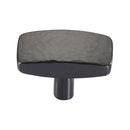 Heritage Brass Rectangular Hammered Cabinet Knob