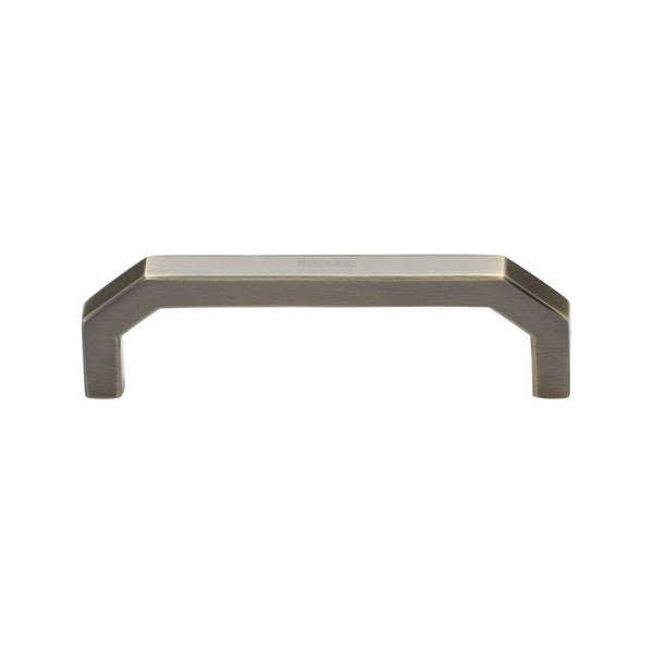 Heritage Brass Hex Angular Cabinet Pull Handle