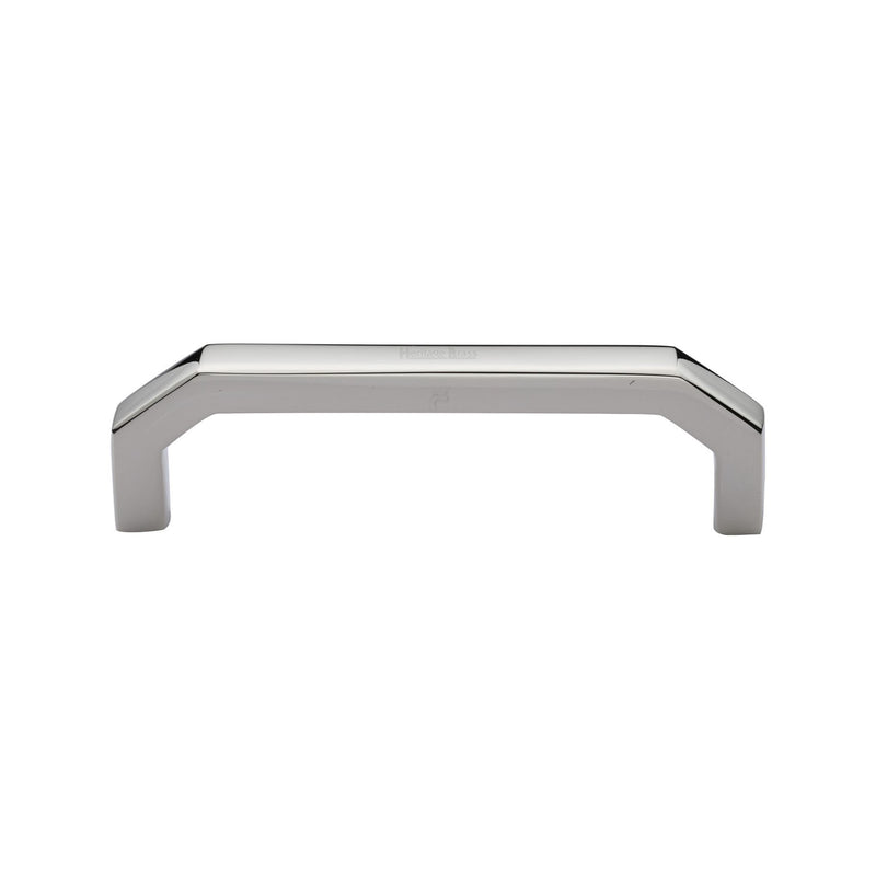 Heritage Brass Hex Angular Cabinet Pull Handle