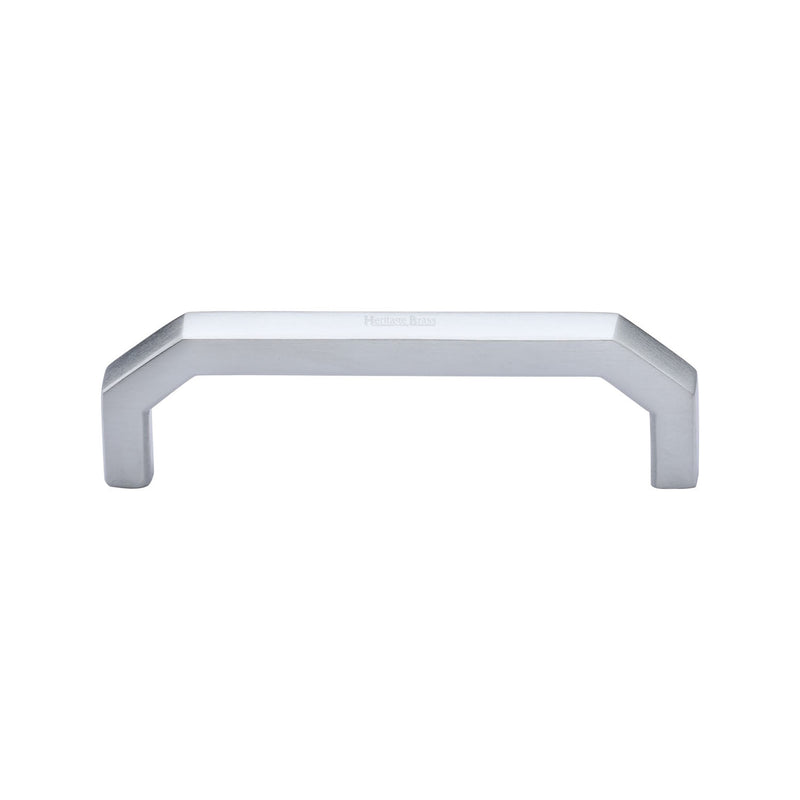 Heritage Brass Hex Angular Cabinet Pull Handle