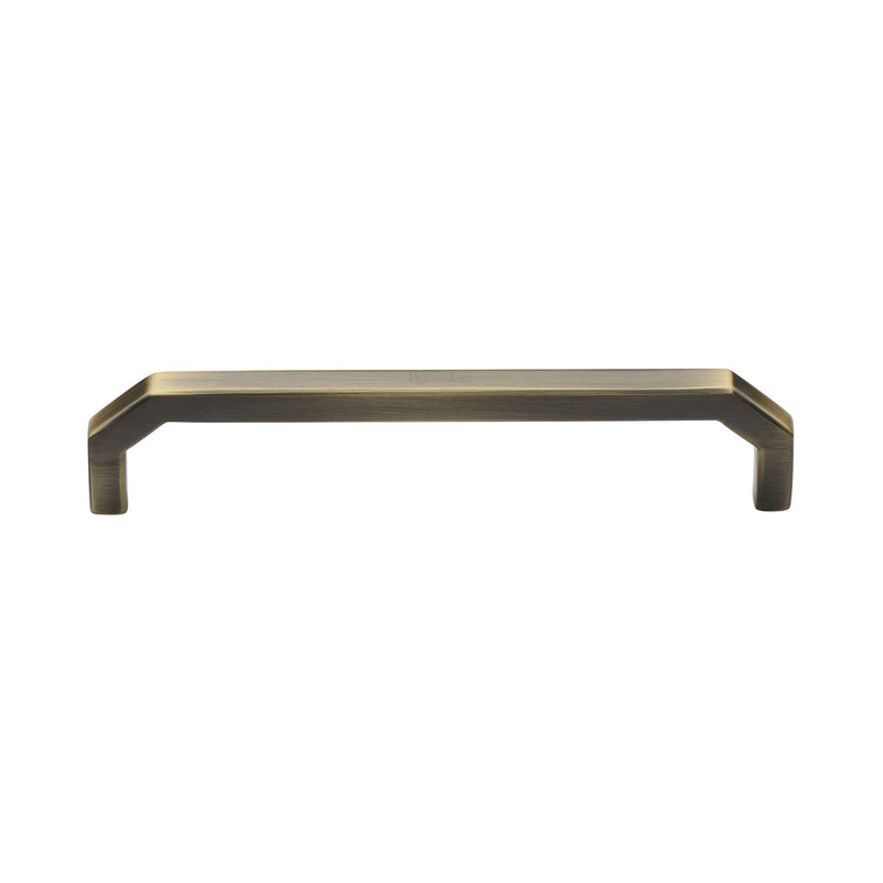 Heritage Brass Hex Angular Cabinet Pull Handle