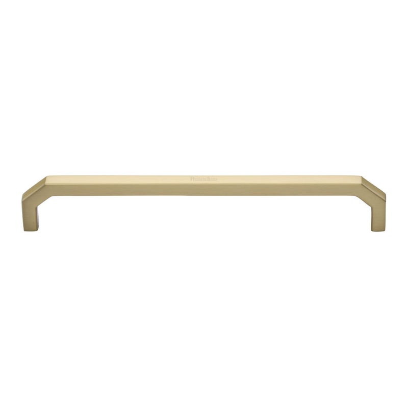 Heritage Brass Hex Angular Cabinet Pull Handle