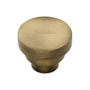 Heritage Brass Round Stepped Cabinet Knob