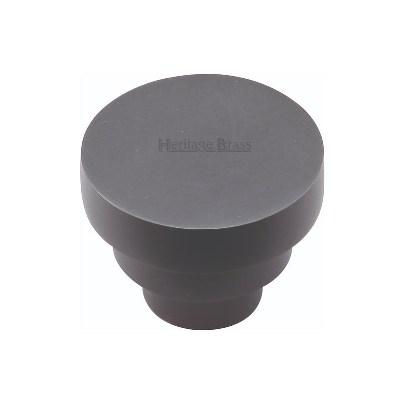 Heritage Brass Round Stepped Cabinet Knob