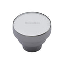 Heritage Brass Round Stepped Cabinet Knob