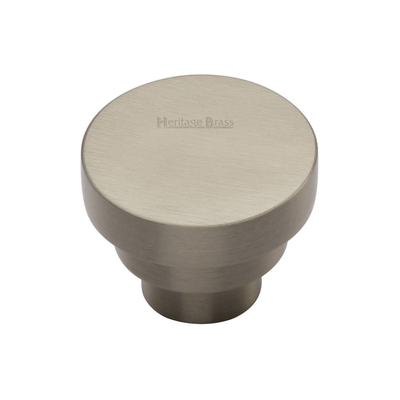 Heritage Brass Round Stepped Cabinet Knob
