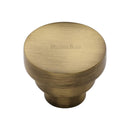 Heritage Brass Round Stepped Cabinet Knob