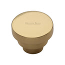 Heritage Brass Round Stepped Cabinet Knob