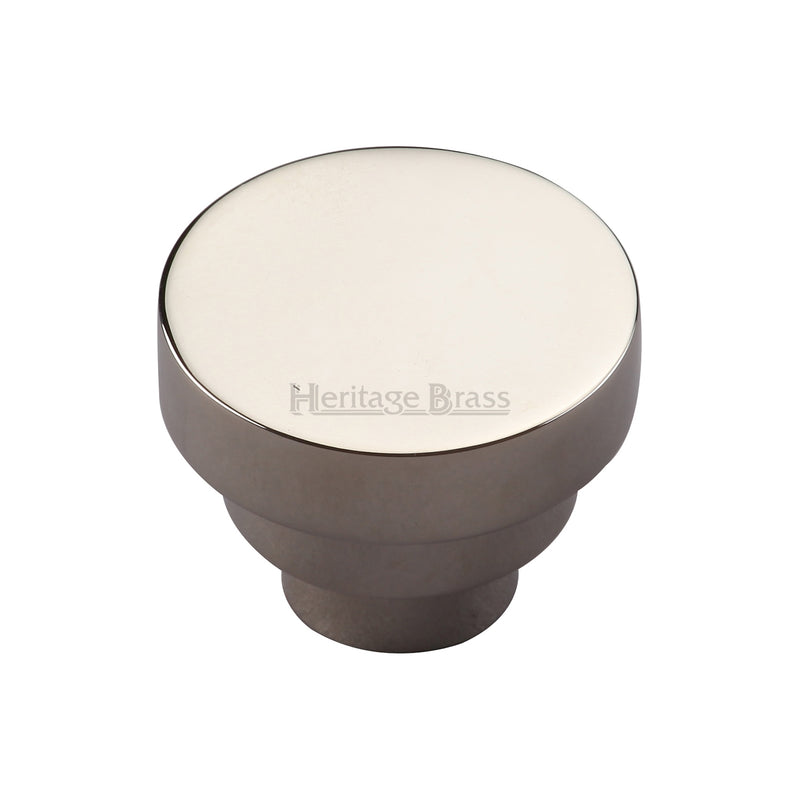 Heritage Brass Round Stepped Cabinet Knob